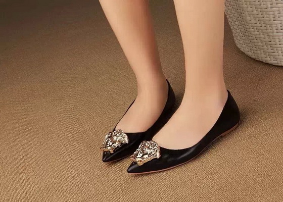 V Shallow mouth flat shoes Women--007